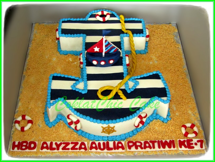 Cake NAVY ALYZZA 24x36 cm
