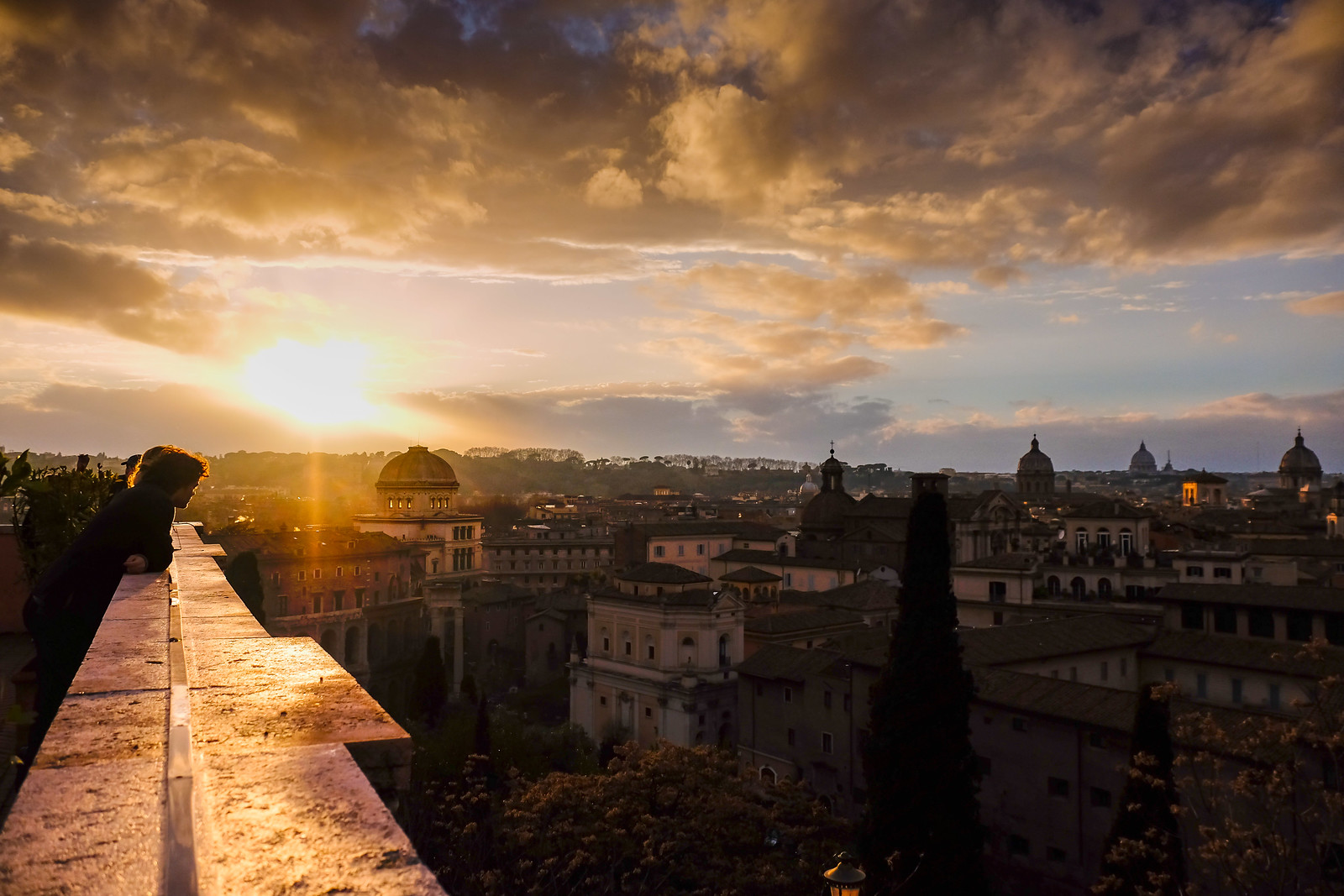 Sunset from Capitoline Hill