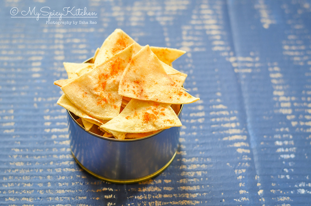 Semi homemade corn tortilla chips