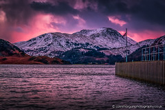 Sunset at Aira Force Pier, Lake District