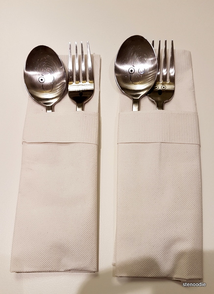 utensils with faces on them