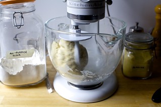 machine-kneaded dough