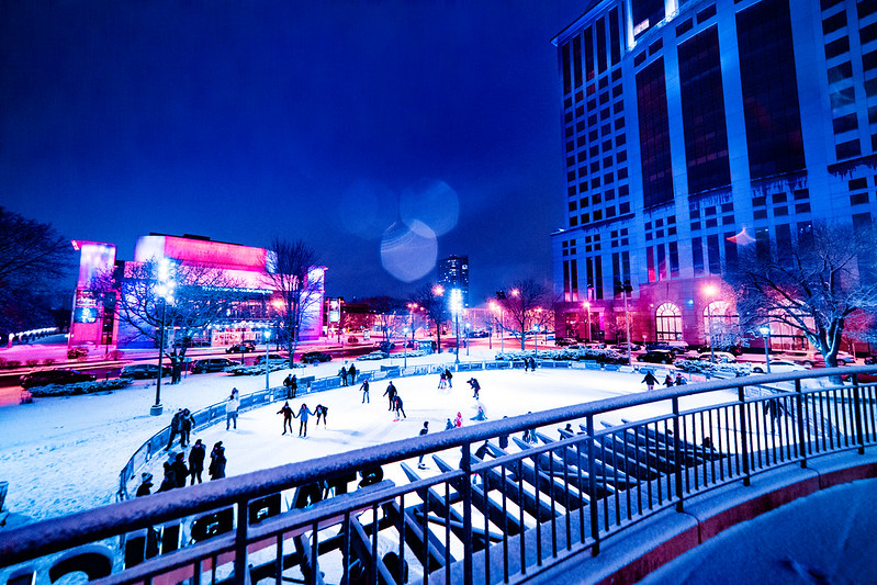 Ice Skaters at Red Arrow Park