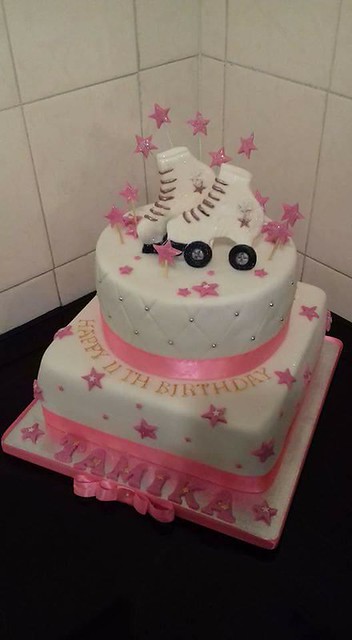 Rollerskating Birthday Cake by Sheena Barker