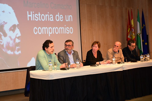 Conferencia sobre Marcelino Camacho en el Centro Cultural La Almona organizada por CC.OO.