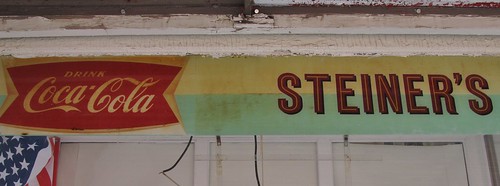 kansas roadtrip smalltown downtown yatescenter steiners cocacola coke sign
