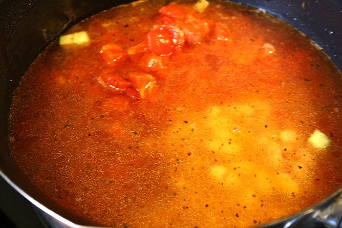 Spicy Sausage Pesto Minestrone
