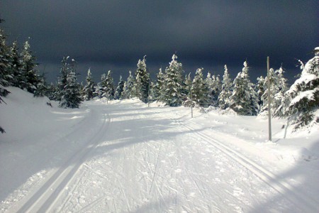 Solidní lyžařské podmínky, ale velký mráz