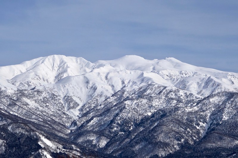 HAKUSAN Mountain range from Mt. NISHIYAMA