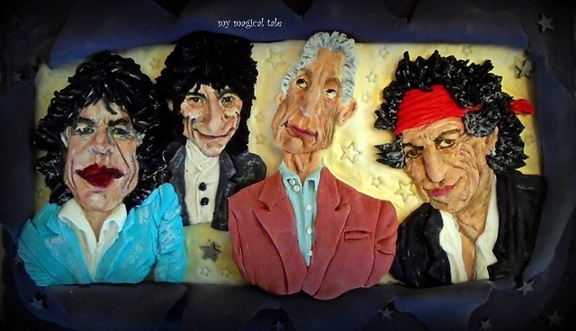 Rolling Stones Caricature by Stavroula Mousiou of My Magical Tale - Sweet