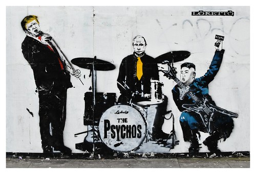"The Psychos" By loretto.Street Art London.