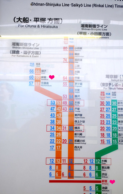 Kamakura train map