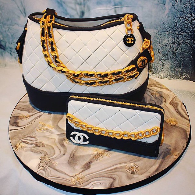 Chanel Bag and Purse Cake by Cakeaholics