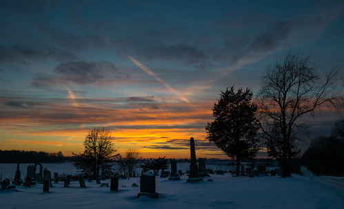 cemetery indiana nikon nikond5300 clouds cold evening geotagged graveyard sky snow sunset tombstone tree trees winter middlebury unitedstates