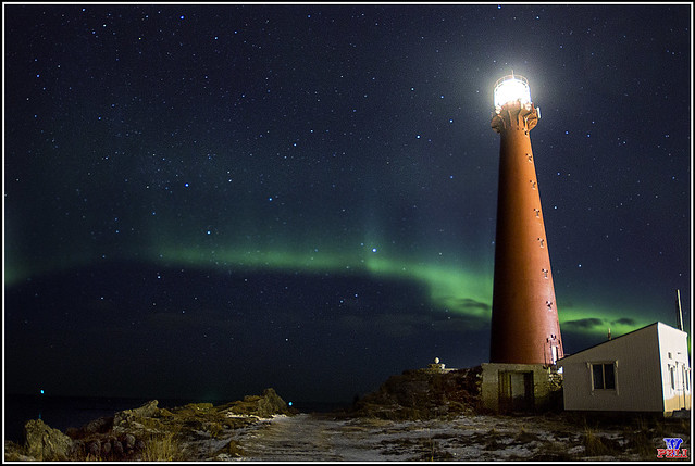 Lighthouse and Northern lights
