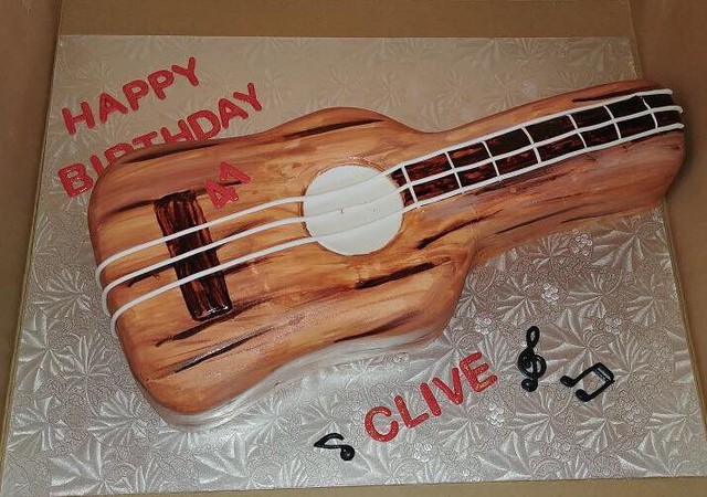 Guitar Cake by Jenna's Cake Boutique