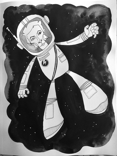 5 - David Bowie - Space Oddity - Art Journal Page