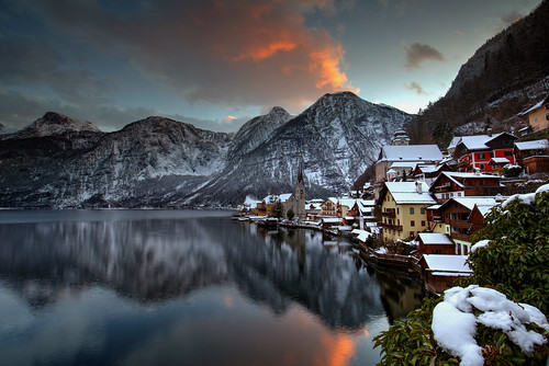 ֳterreich winter lake lac invierno hiver oostenrijk ober泴erreich autriche austrija austria hallstatt österreich oberösterreich halstatt