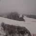 Ranní pohled z parkoviště P3 na "8-er Gondel" - právě hustě sněžilo