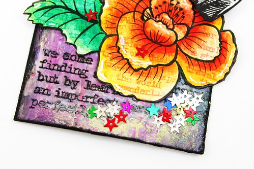 Meihsia Liu Simply Paper Crafts Mixed Media tag My Dreams Simon says stamp tim holtz Illustration 5