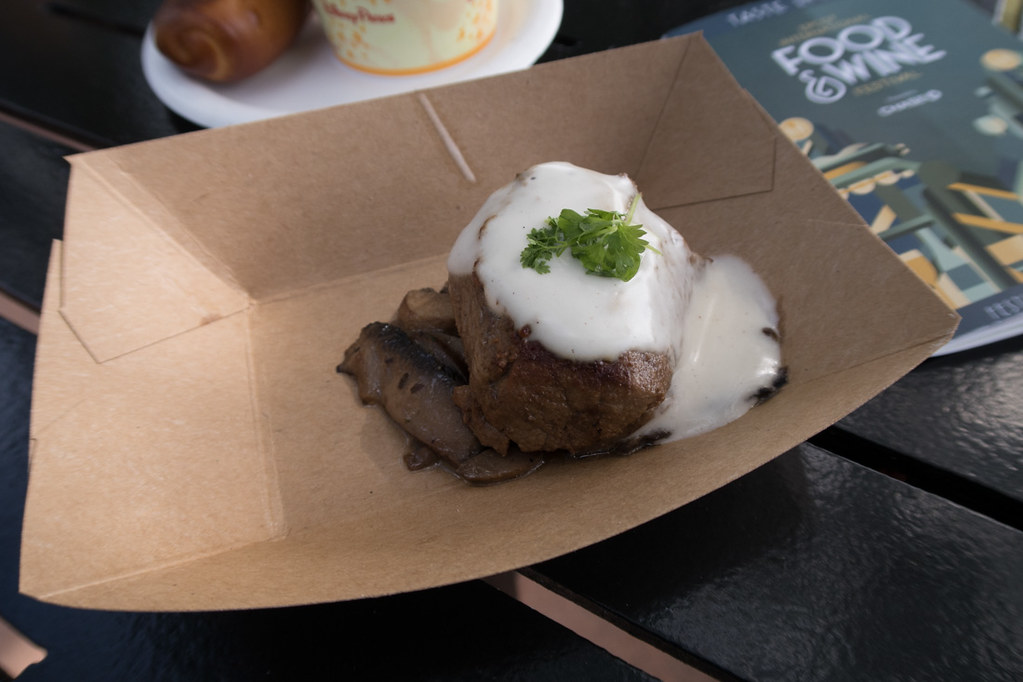 Le Cellier Wild Mushroom Beef Filet Mignon with Truffle Butter Sauce | Canada | EPCOT Food and Wine Festival