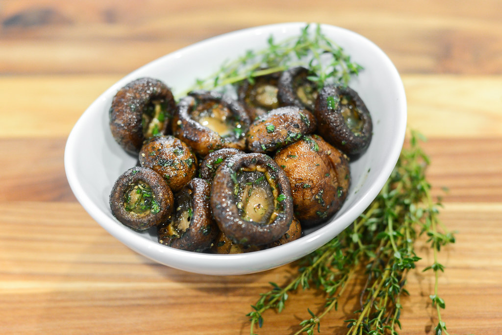 Herbed-crusted Grilled Mushrooms