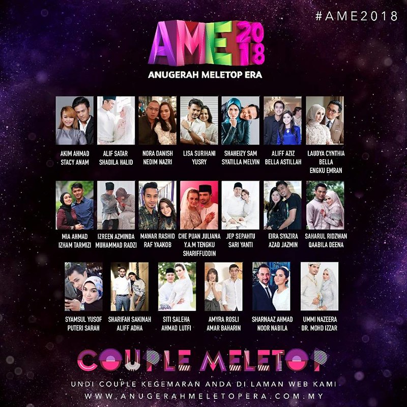 Couple Meletop Di Anugerah Meletop 2018