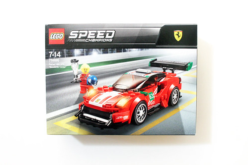 LEGO Speed Champions Ferrari 488 GT3 "Scuderia Corsa" 2018 Set 179 Pcs 75886 