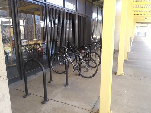 National Airport bicycle parking at the Metrorail station