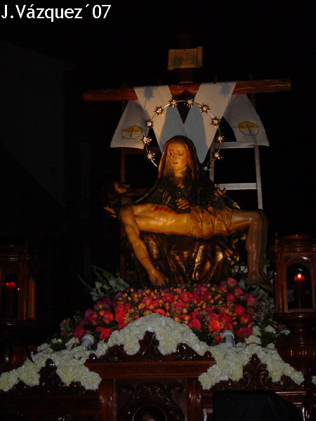 Hermandad de Nuestra Señora de las Angustias, San José Obrero y San Pio X. Vulgo "Las Angustias o Los Blanquillos".