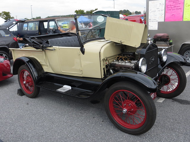 Tan Antique Car
