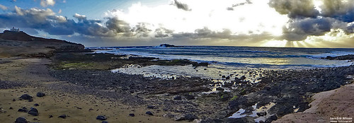 sunrise arinaga kanarieöarna grancanaria soluppgång solsken sea hav atlanten dmctz70 dmczs50 tz70 strand beach