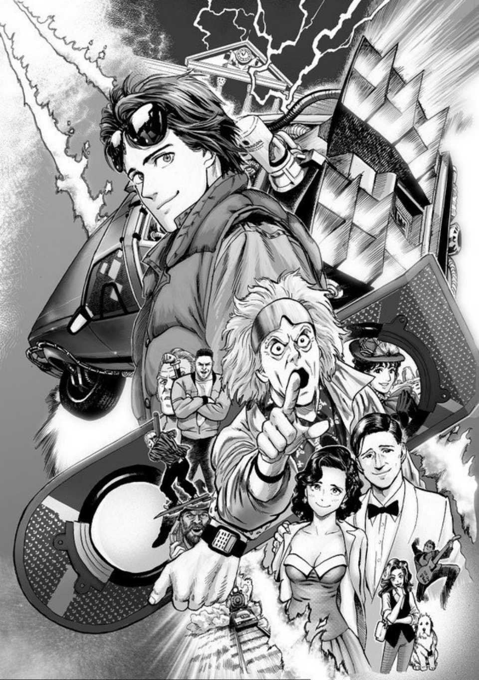 Volver al Futuro contará con adaptación al manga creada por el ilustrador de One Punch Man