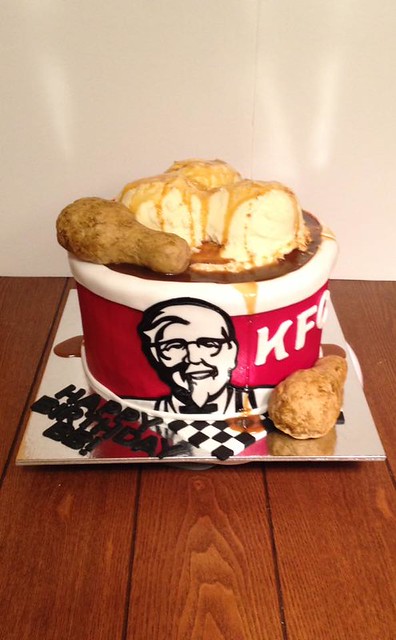 KFC Theme Cake by Megan Smith Plyler