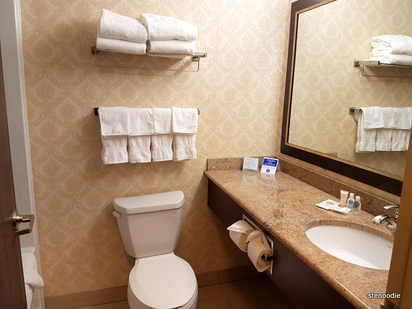 Comfort Inn & Suites Saint-Nicolas, Quebec bathroom