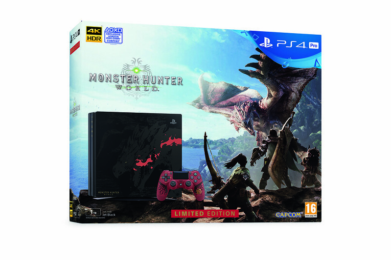edición limitada de PlayStation 4 Pro de Monster Hunter: World