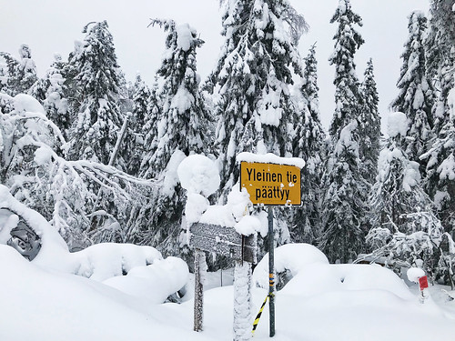 snow winter sign vuokatti sotkamo suomi finland forest