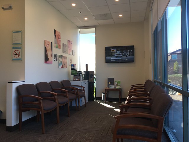 Dental clinic waiting area