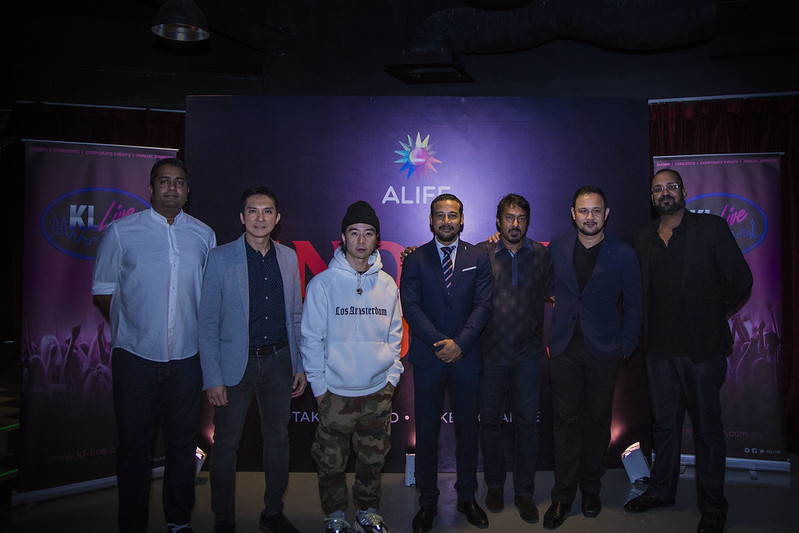 Alife Press Conference Speakers, From Left - Matthew Dason, Darren Choy, Blink, Edy Fathullah, Para Rajagopal, Rizal Kamal, And Andrew Netto