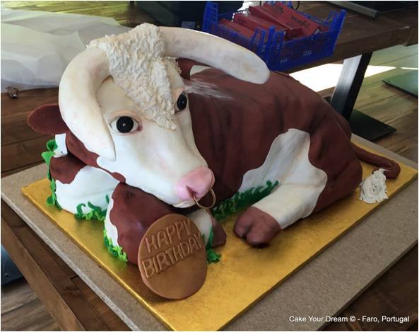 Hereford Bull Cake by Cake Your Dream