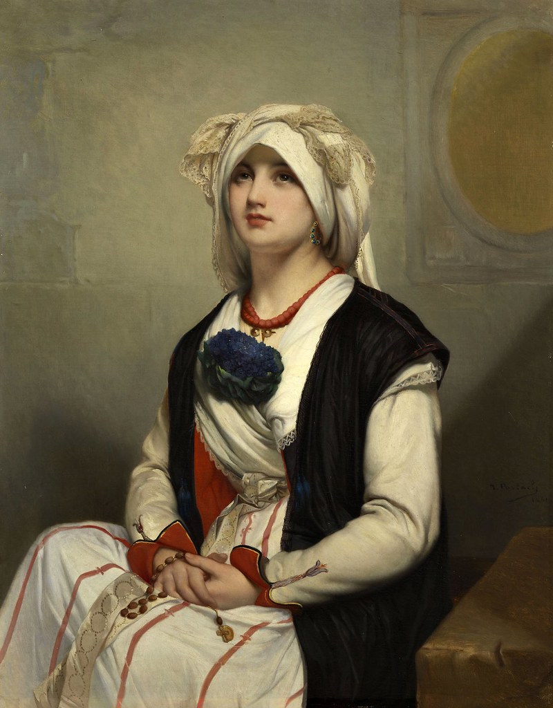 Jean-François Portaels - A Sicilian Woman (1861)