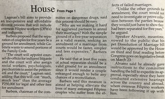 Divorce in the Philippines