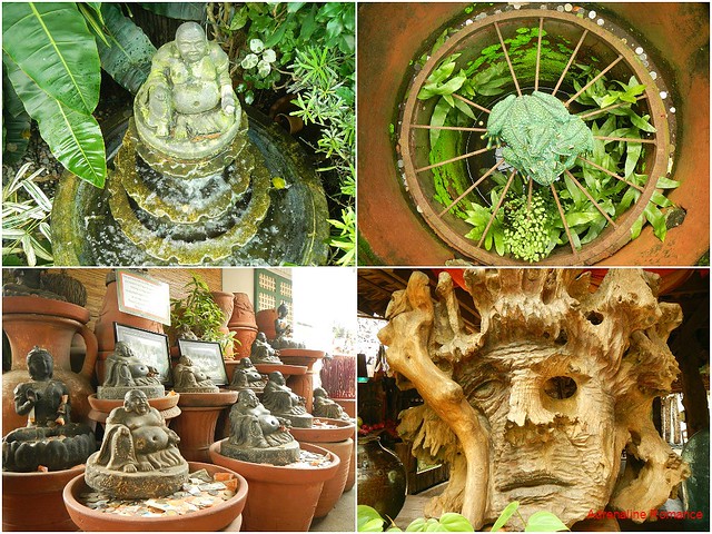 Sculptures in Hidden Garden