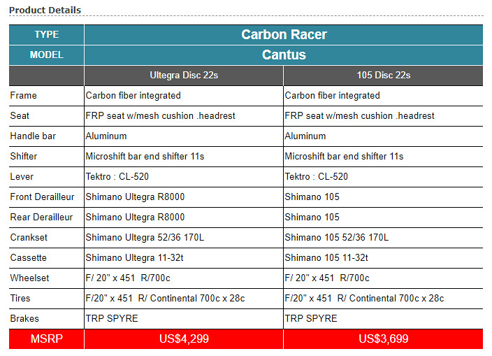 novo triciclo de carbono da Performer: CANTUS 26816790738_dea23342ac_b
