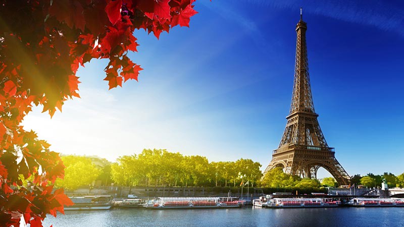 Menara Eiffel, Paris, Perancis.