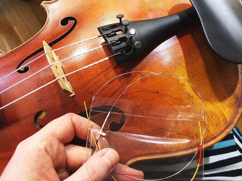 2018-03-12 - new strings to my viola