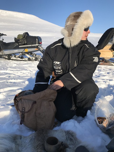 Ice fishing guide,  Jonas