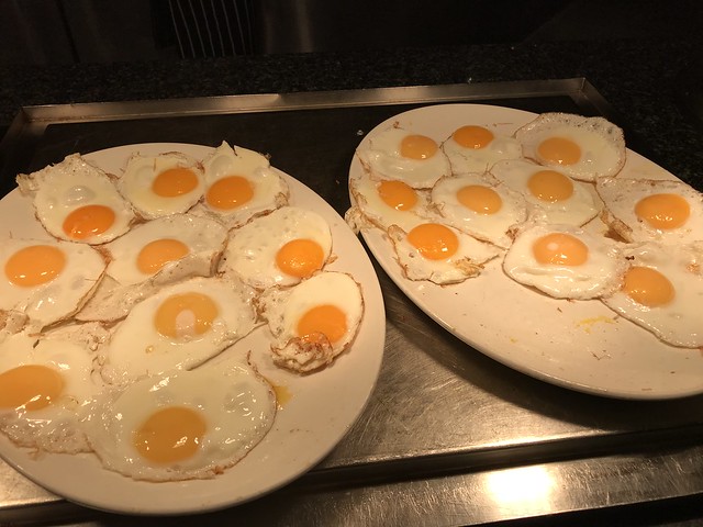 sunny side up eggs,  Hilton Hotel