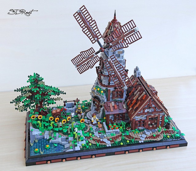 LEGO Medieval Windmill moulin à vent