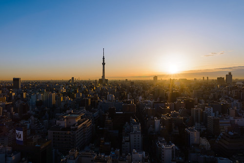 asia japan tokyo ueno skytree skytower sunrise nikon d800 sigma24mmart cityscape landscape morning hotellifetree